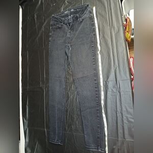 No Boundaries Men's Skinny Jeans in Dark Washed Black